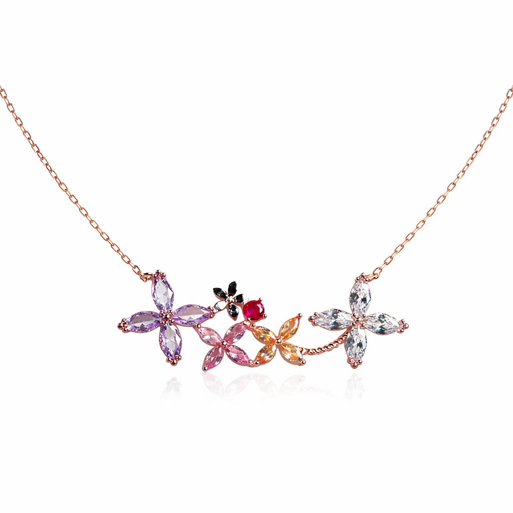 Collier Bouquet de Rosée